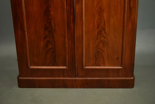 fig 2. Victorian mahogany double wardrobe