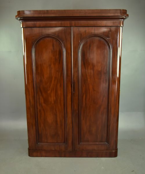 Victorian Mahogany Compactom Double Wardrobe