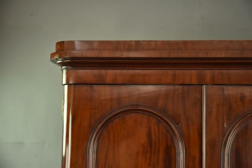 fig 1. Victorian mahogany compactom double wardrobe