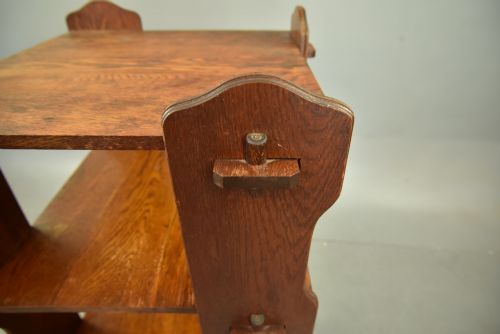 VICTORIAN OAK REVOLVING BOOKCASE - ADDITIONAL PHOTO 3