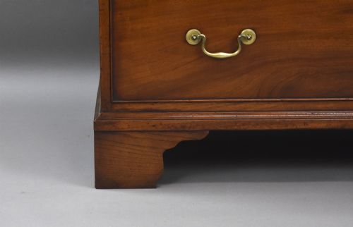 GEORGIAN MAHOGANY TALL BOY CHEST ON CHEST - ADDITIONAL PHOTO 7