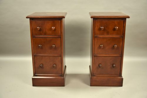 Pair of Victorian Mahogany Bedside Chests