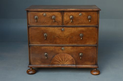 19th Century Queen Anne Style Walnut Chest of Drawers