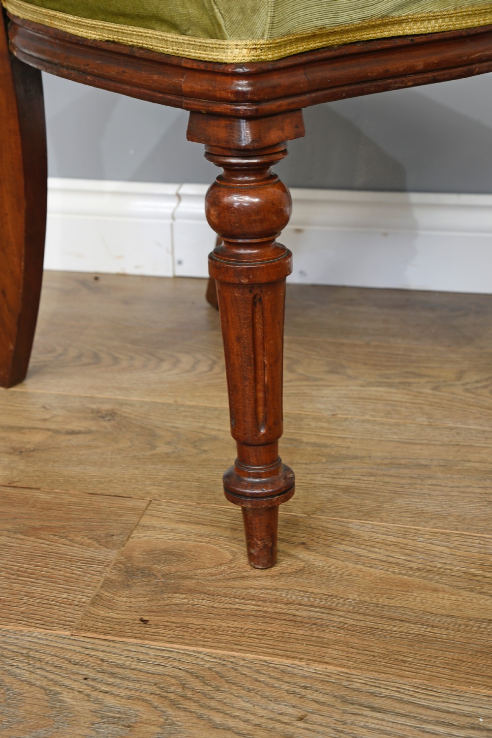 set of six Victorian mahogany dining chairs  View VII