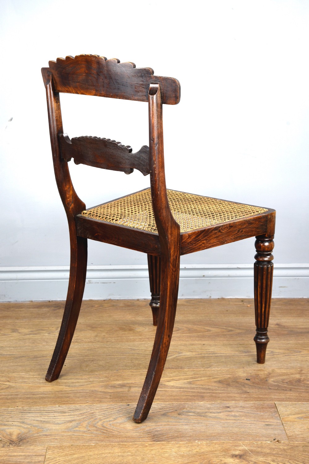 set of six Regency dining chairs  View V