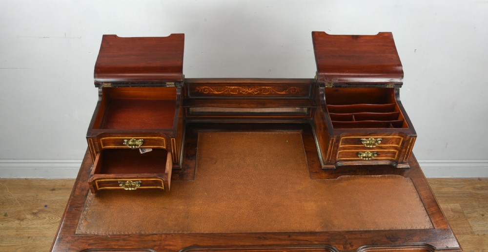 inlaid rosewood ladies writing desk Jas shoolbred & co  View IX