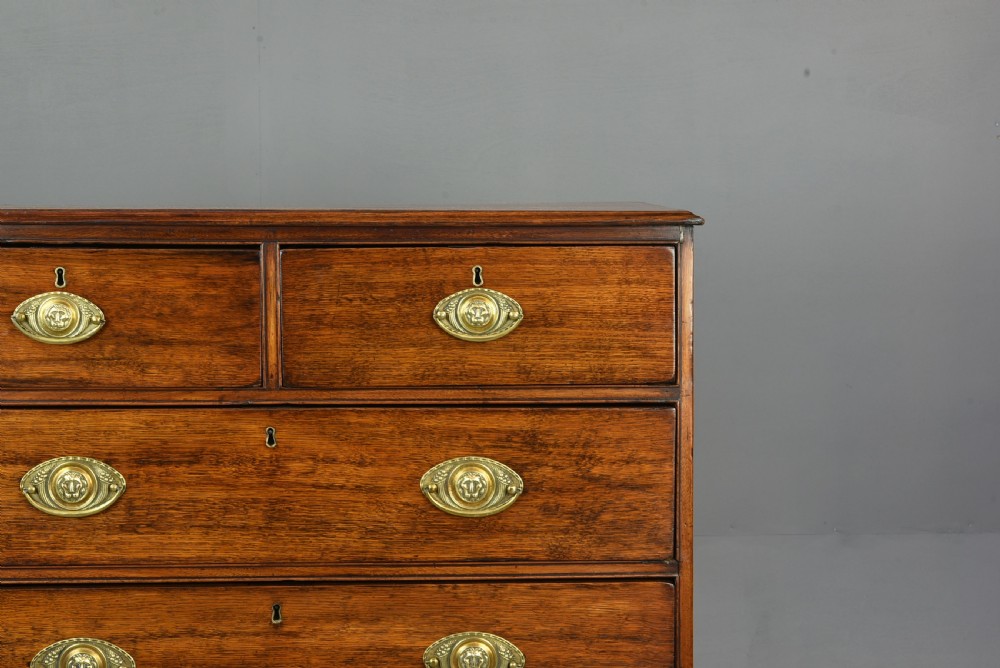 Georgian oak chest of drawers  View IV