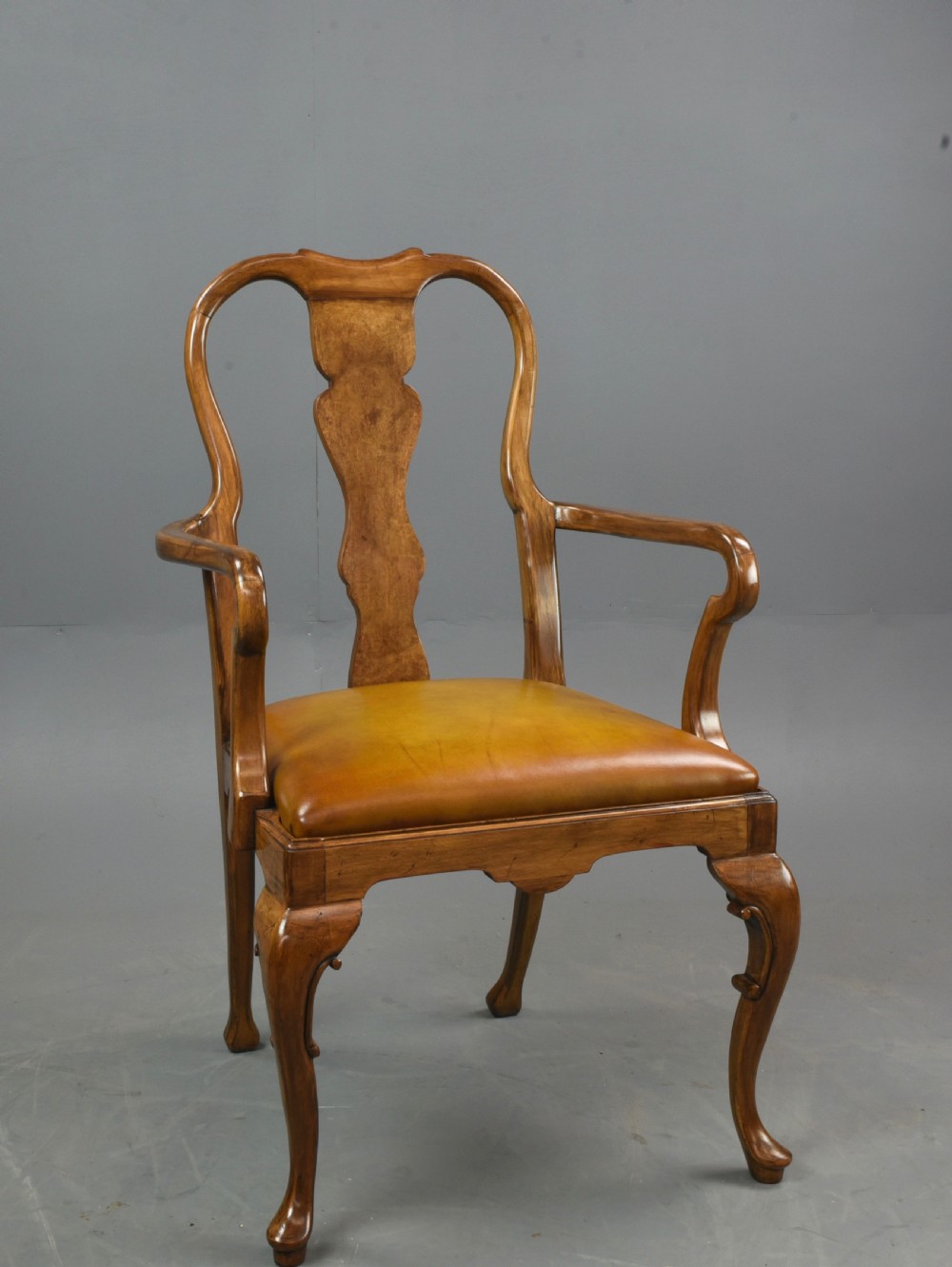 Walnut desk chair 