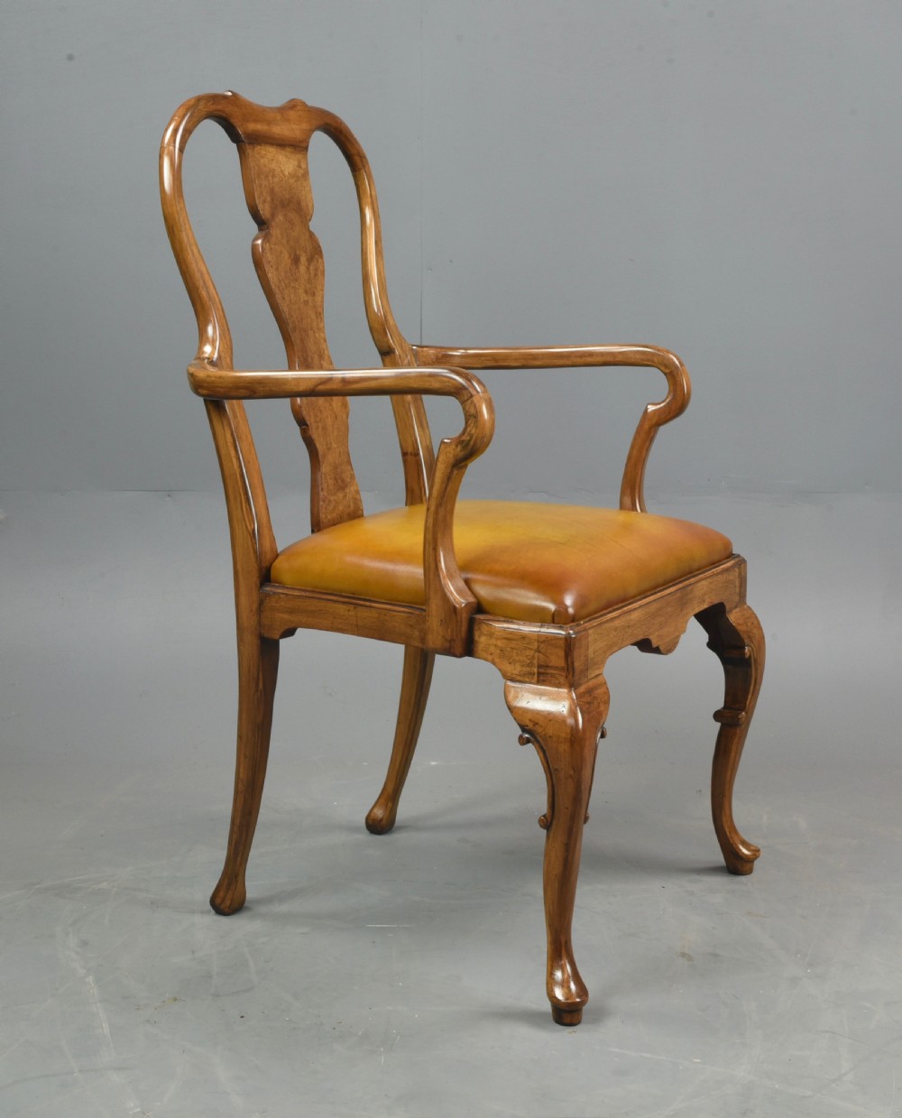 Walnut desk chair  View II