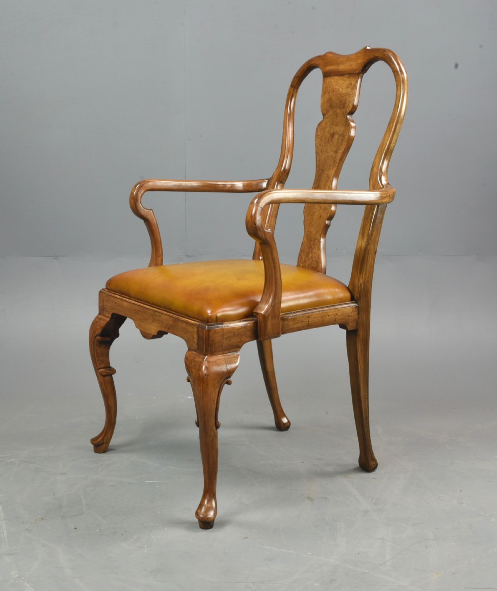 Walnut desk chair  View III