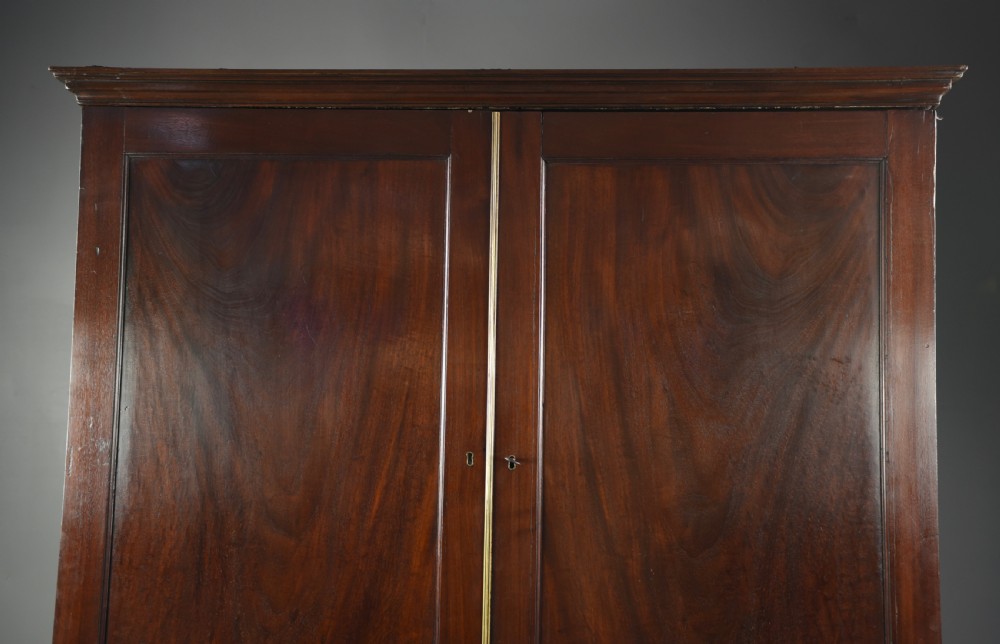 Georgian mahogany wardrobe  View III