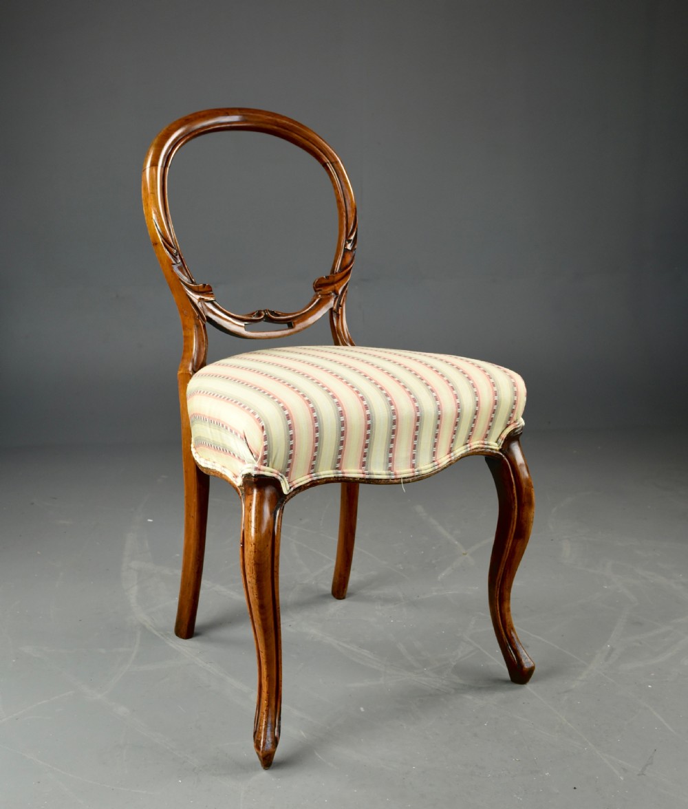 set of eight Victorian dining chairs  View V