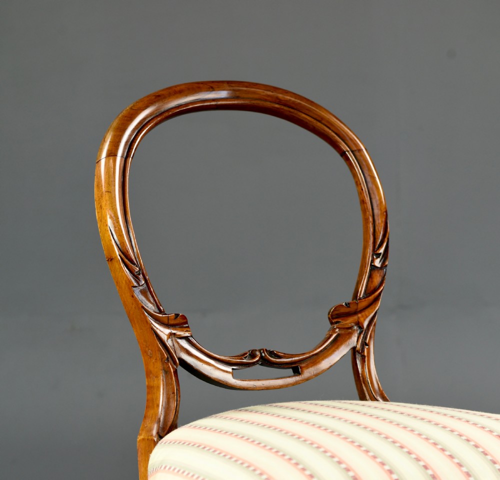set of eight Victorian dining chairs  View X