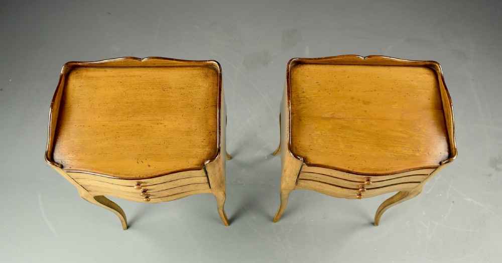 pair of French bedside chests of drawers  View VI