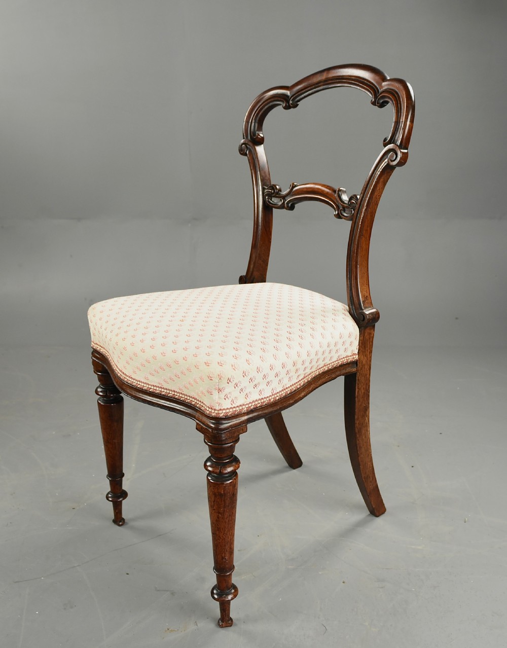 set of four victorian rosewood dining chairs  View II