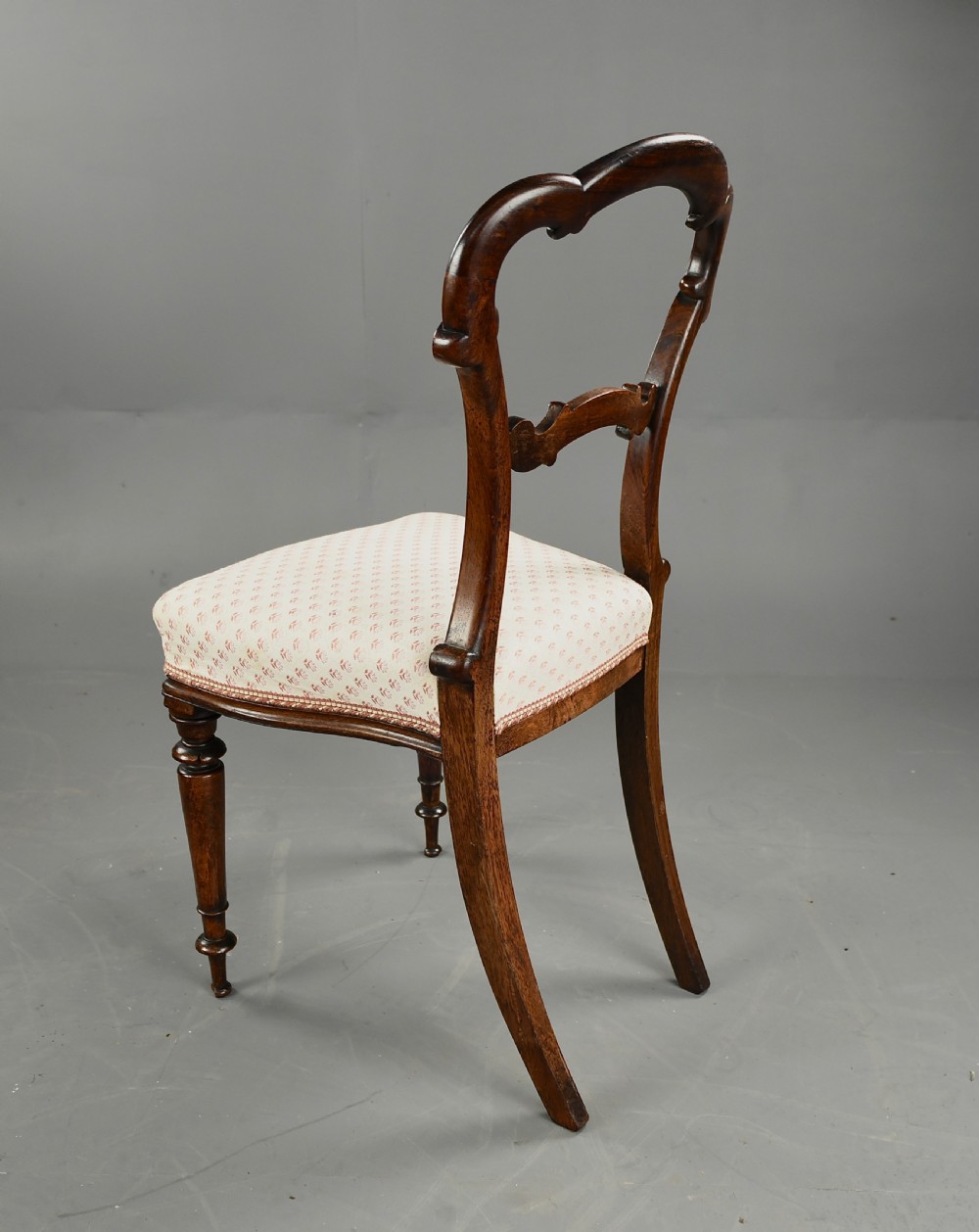 set of four victorian rosewood dining chairs  View III