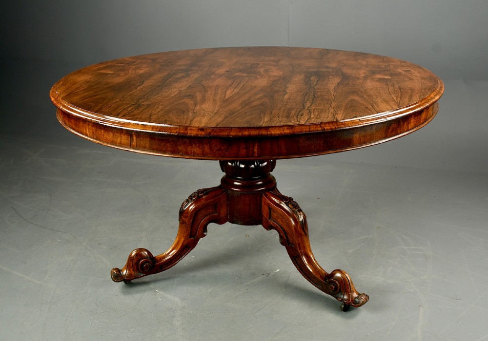 Antique Rosewood centre table or dining table 