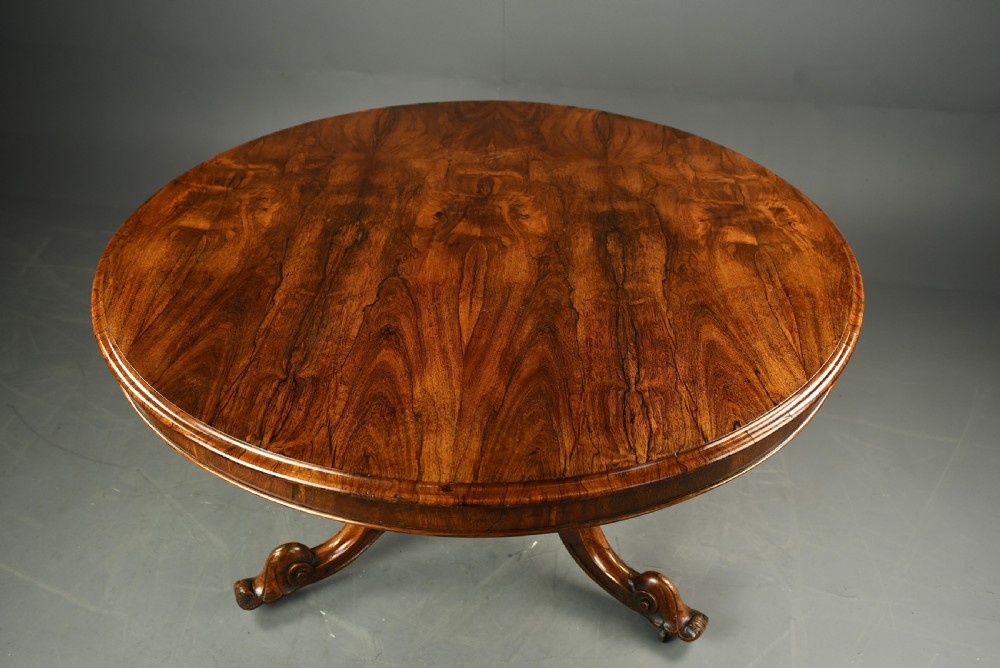Antique Rosewood centre table or dining table  View II