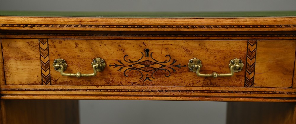 Heals of London arts and crafts pedestal desk  View V