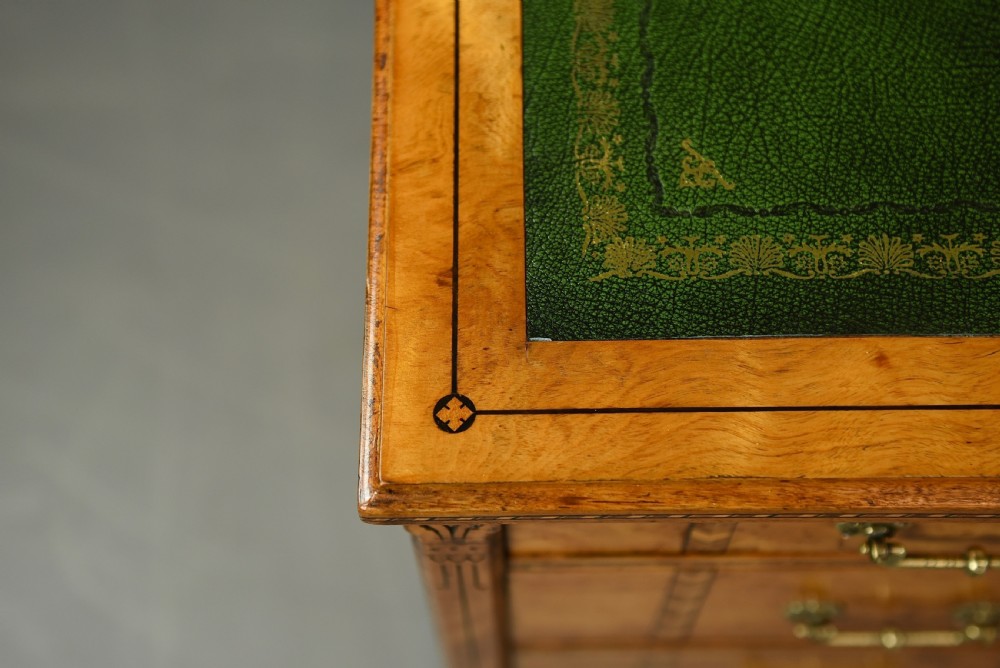Heals of London arts and crafts pedestal desk  View VI