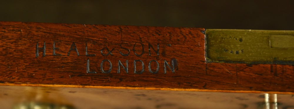 Heals of London arts and crafts pedestal desk  View VIII