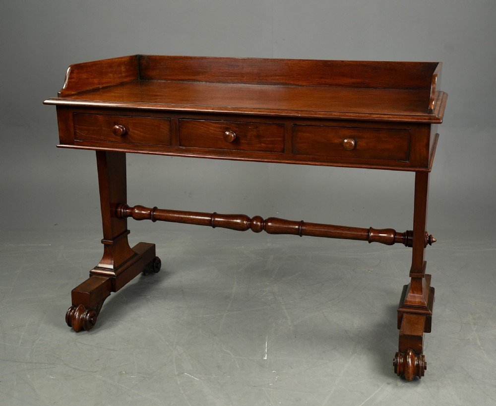 William iv mahogany writing table or side table 