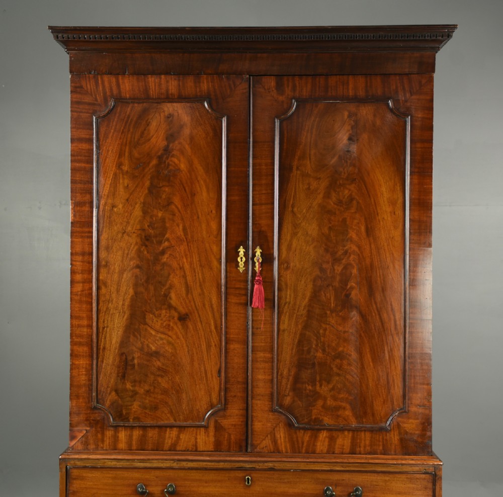 Georgian mahogany wardrobe  View II