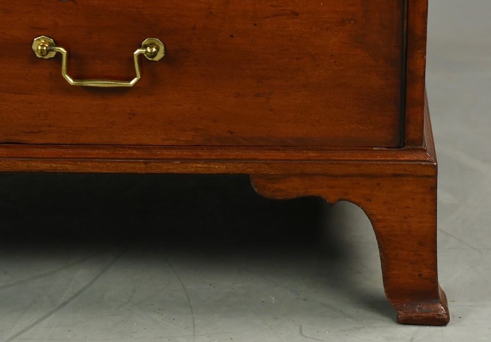 Georgian mahogany linen press  View V