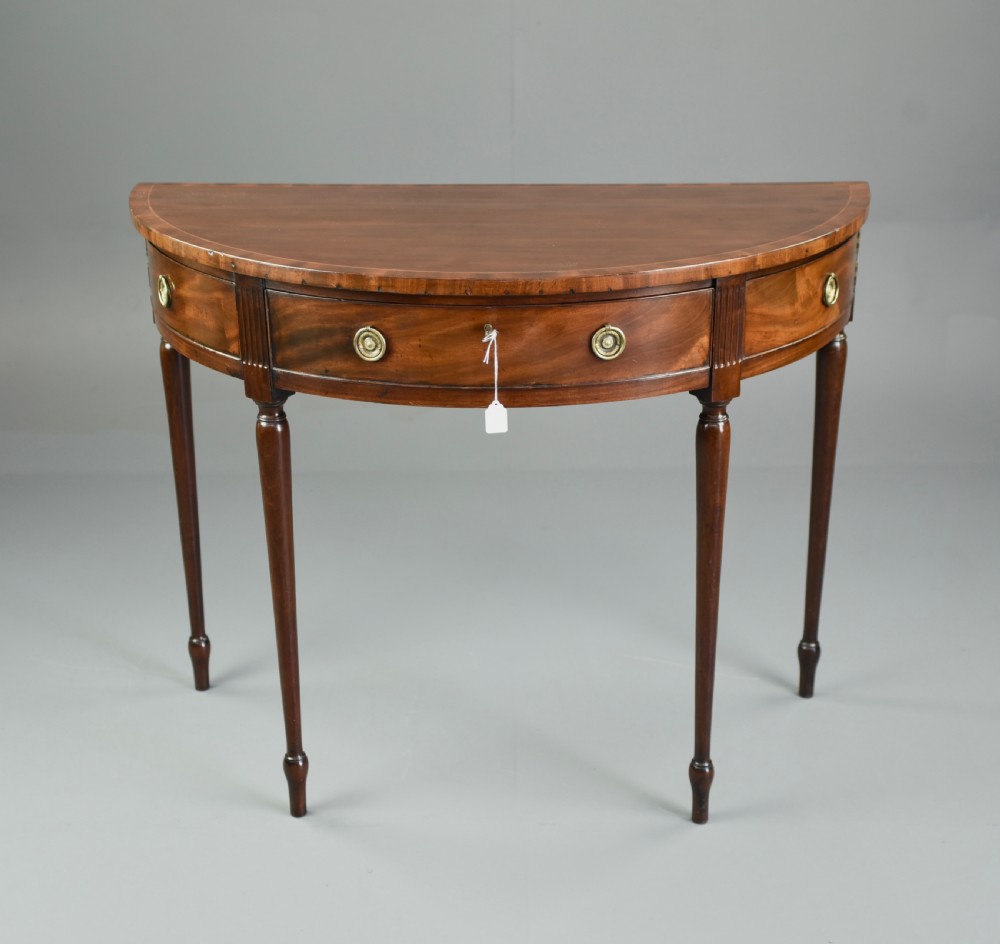 Georgian mahogany console table 