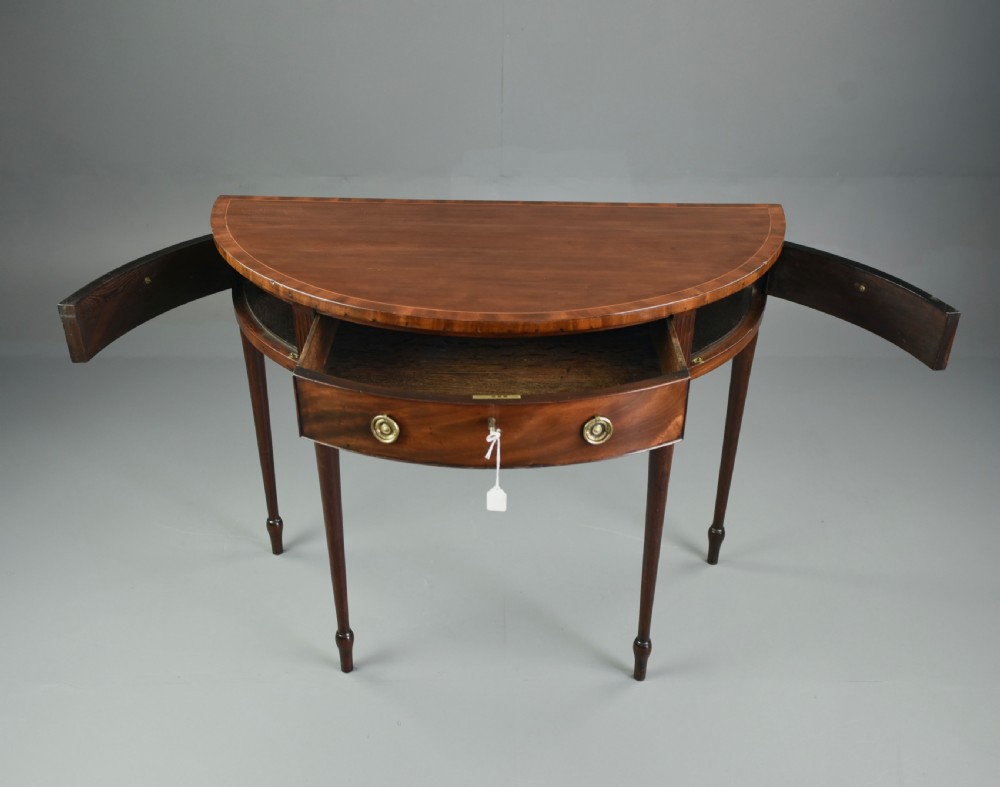 Georgian mahogany console table  View IV