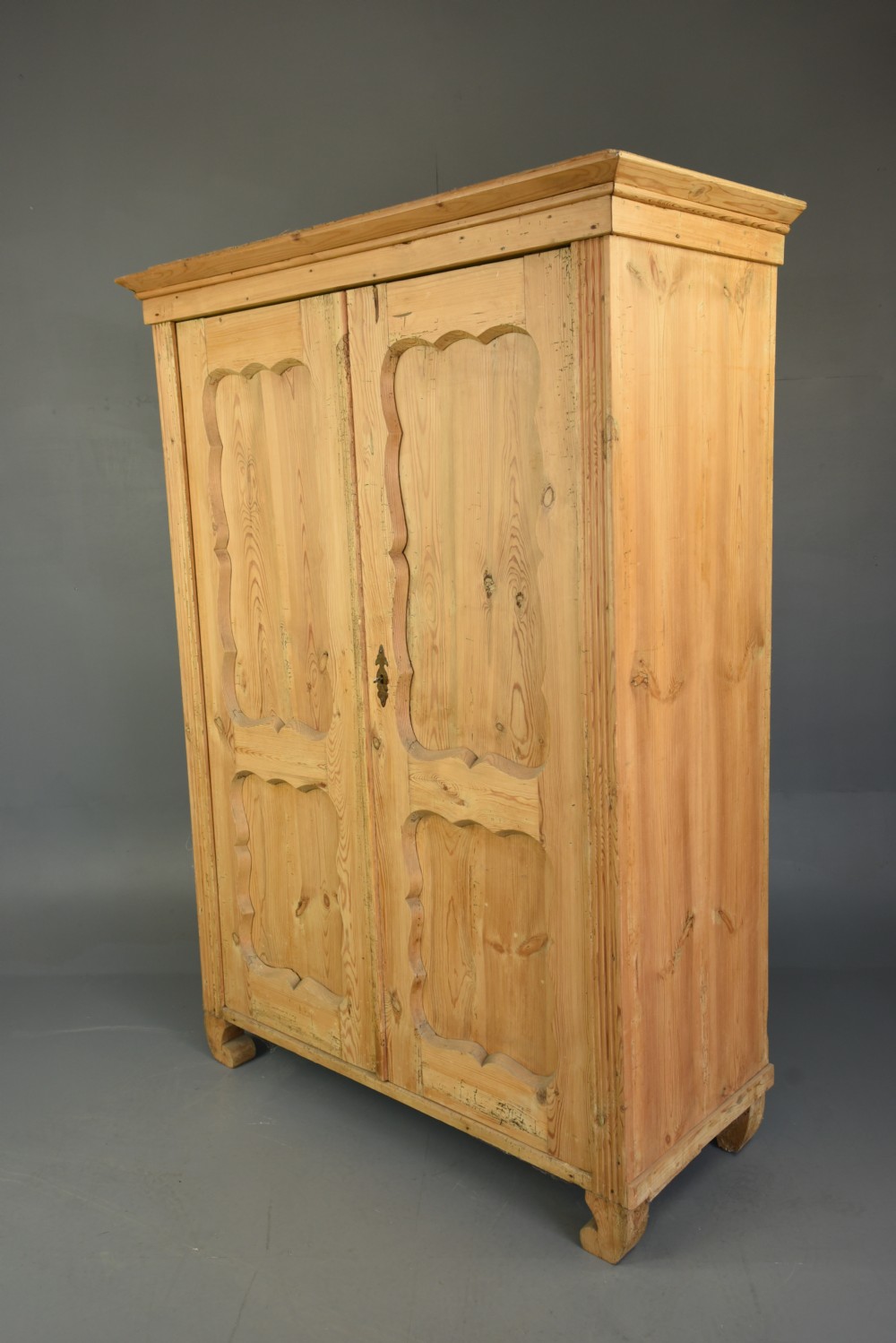 19th century pine cupboard  View II