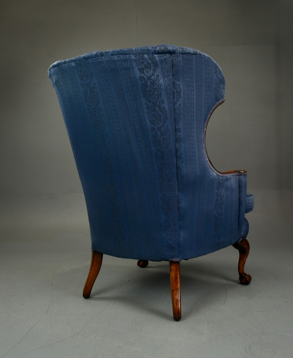 barrel back fireside wing chair  View IV
