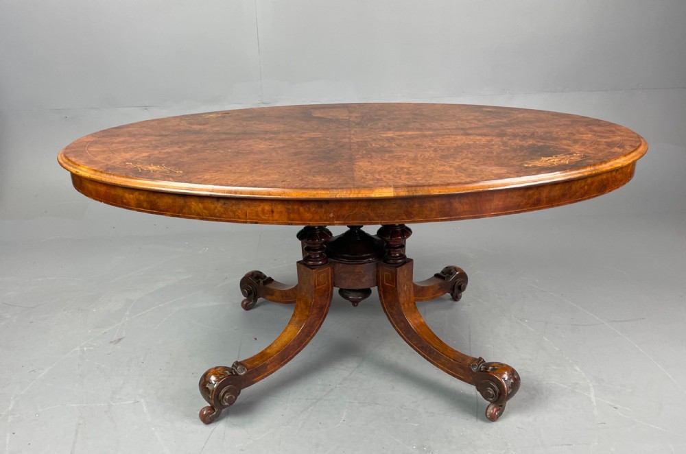 Victorian walnut coffee table 
