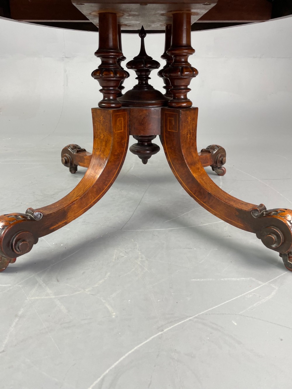 Victorian walnut coffee table  View IV