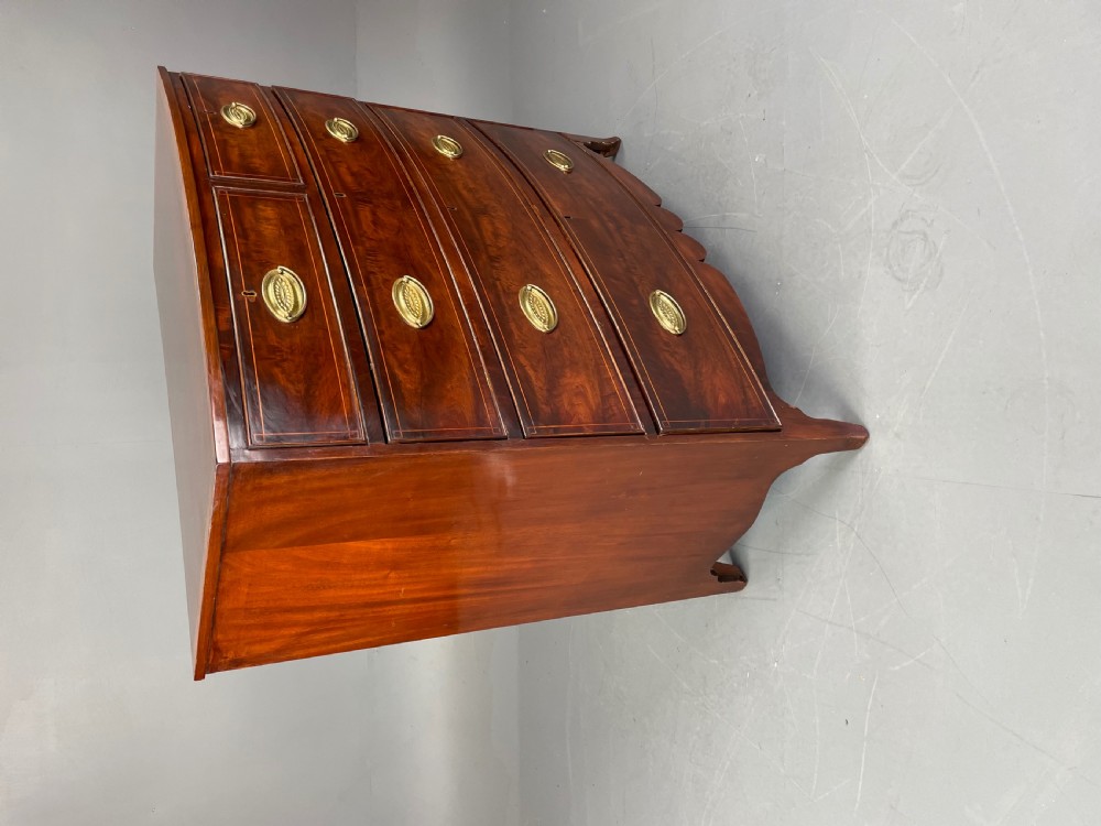 Georgian bow front chest of drawers  View XI
