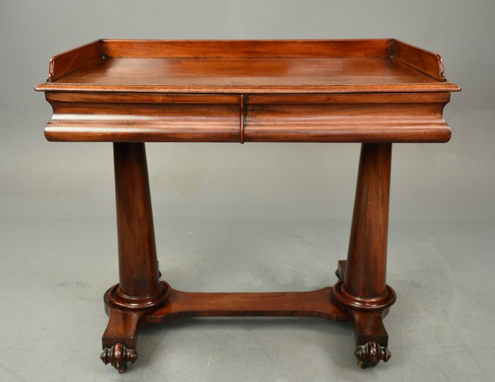 William iv mahogany side table 