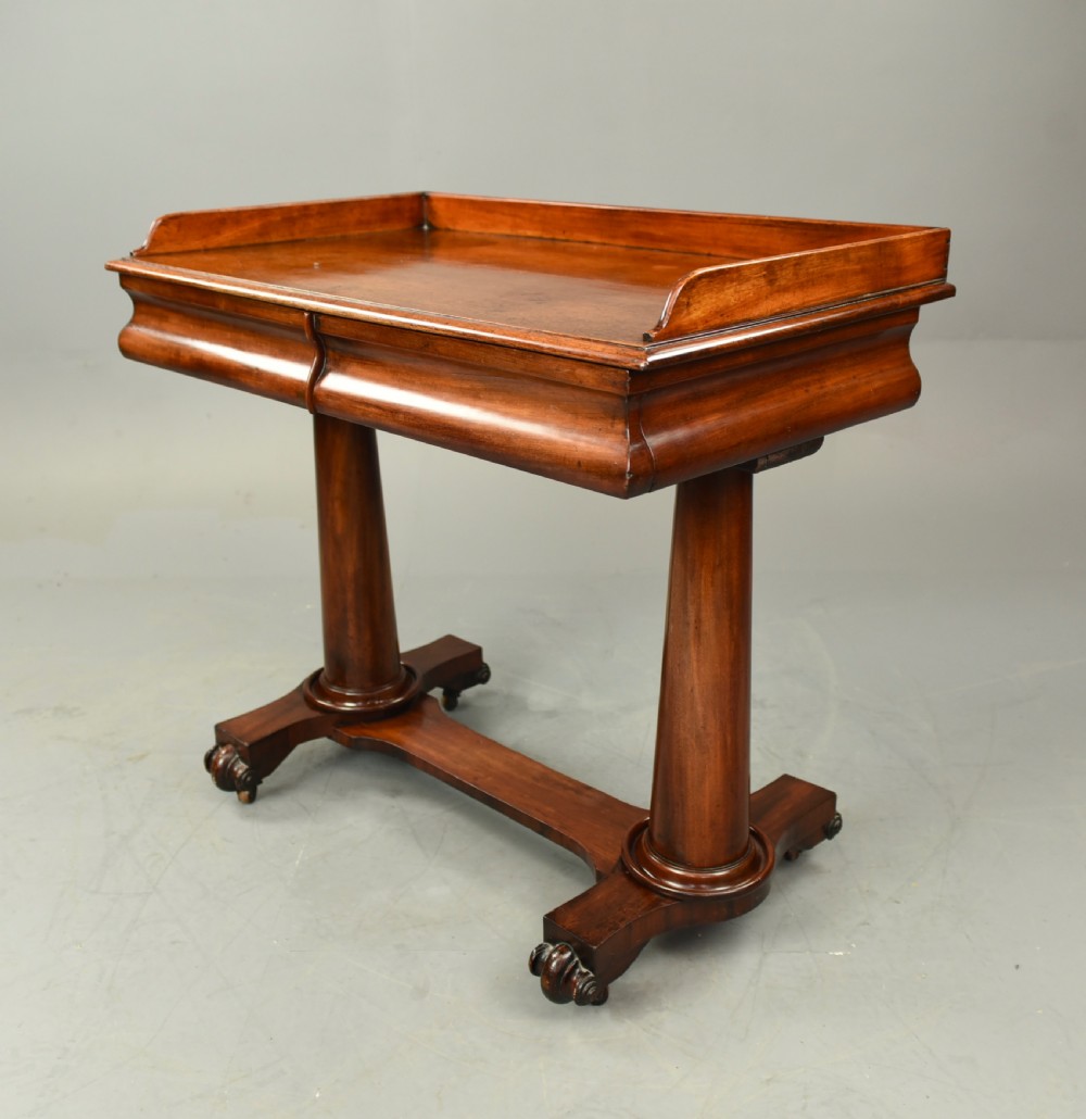 William iv mahogany side table  View II