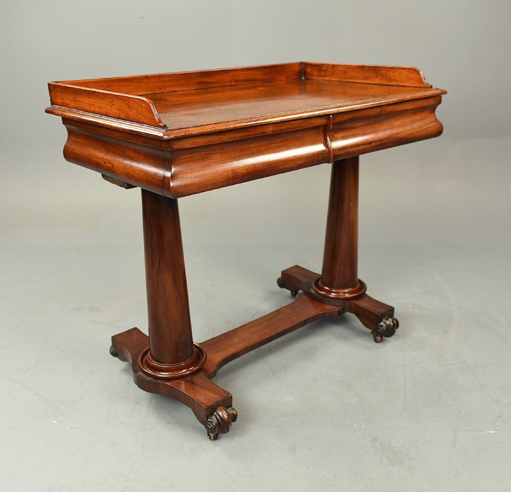 William iv mahogany side table  View III