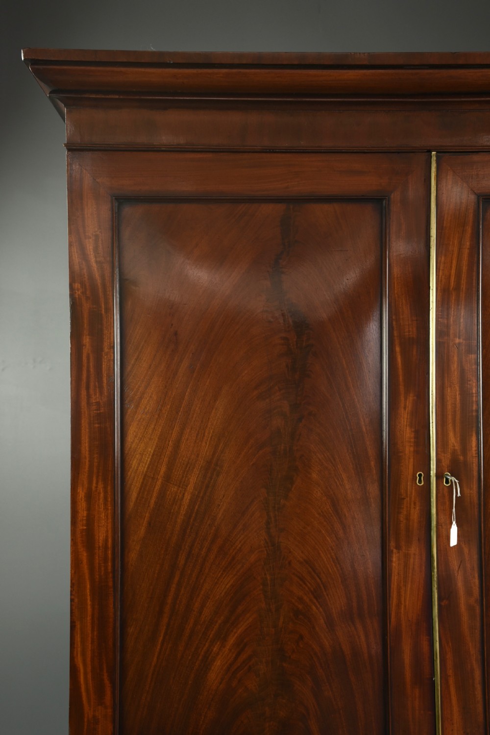 Georgian mahogany linen press  View VI