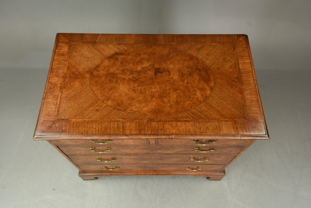 Antique pair of Georgian walnut chest of drawers  View VII