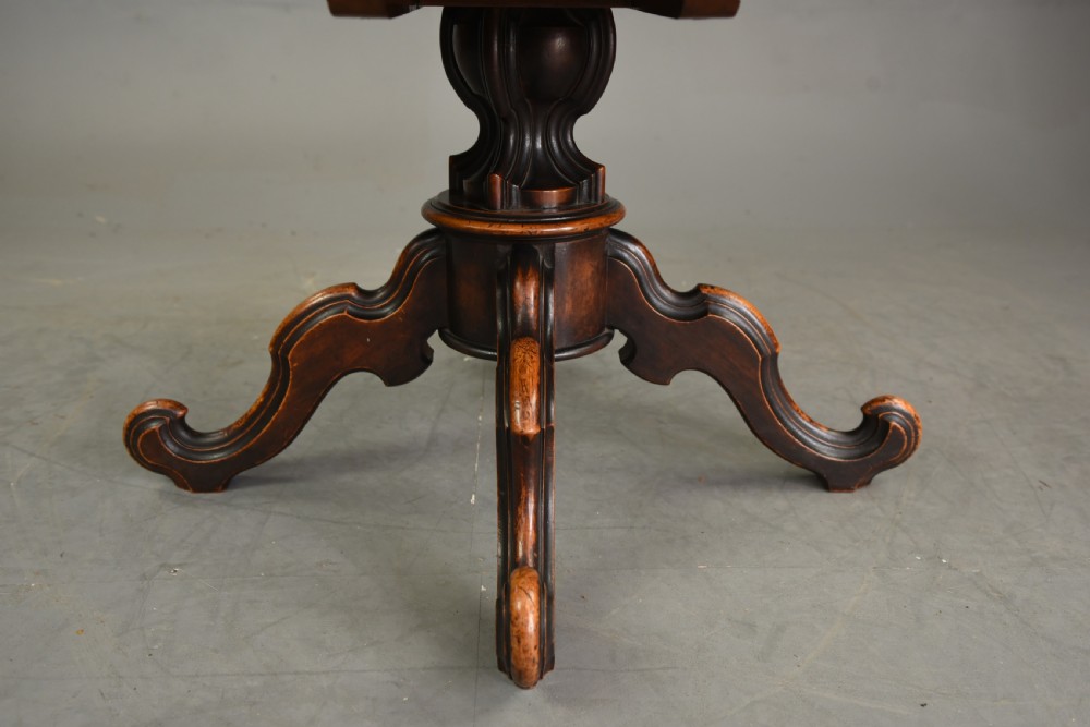 Victorian walnut coffee table  View IV