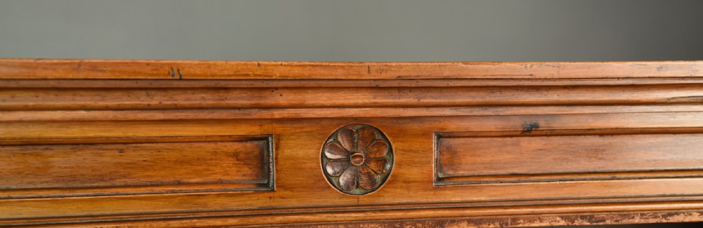 Victorian walnut open bookcase  View IV