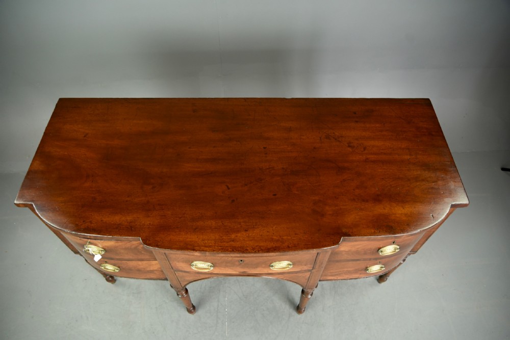 Georgian mahogany sideboard  View III