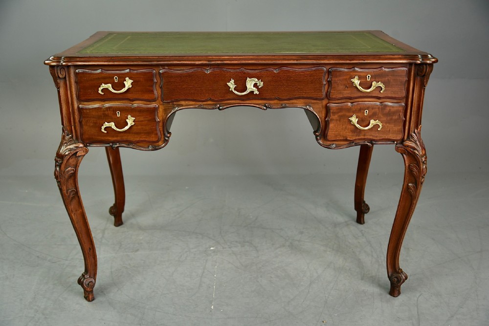 19th century French mahogany writing tables 