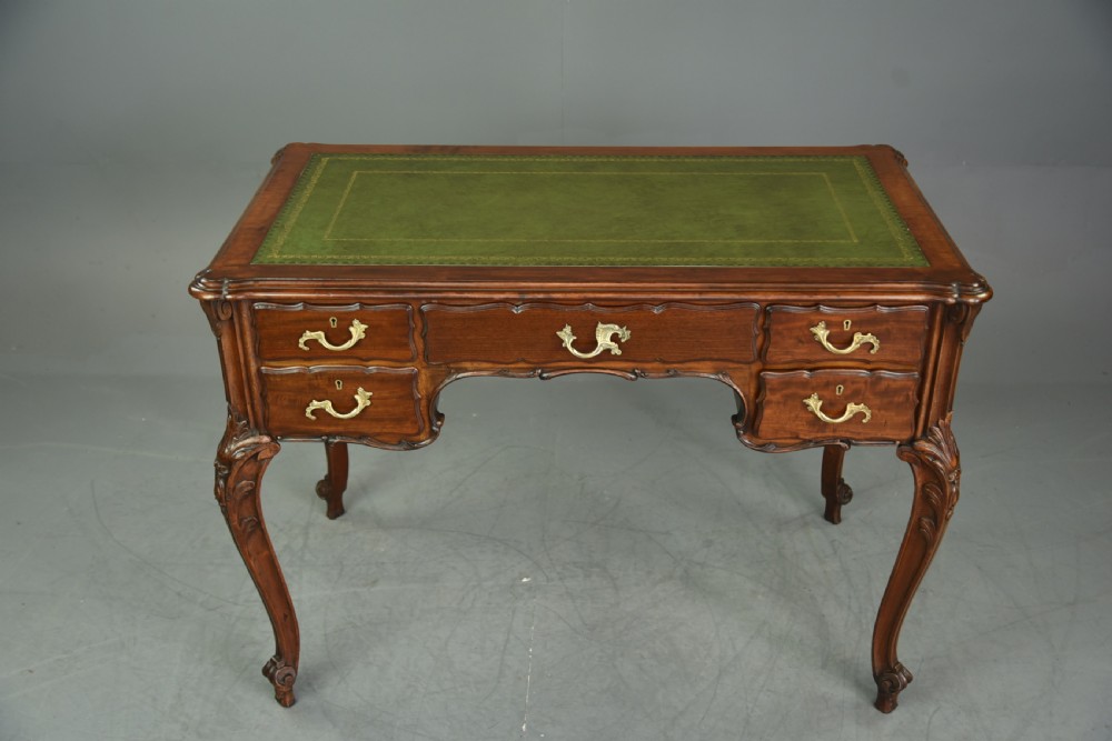 19th century French mahogany writing tables  View II