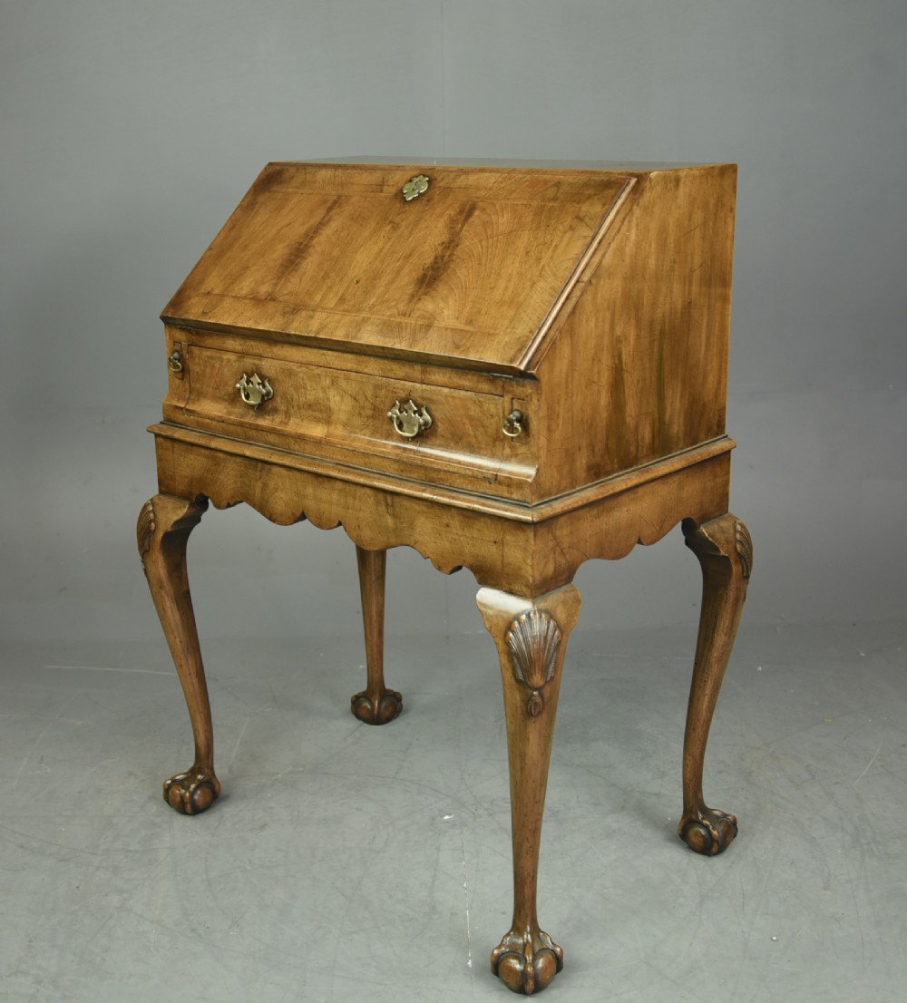 Queen Anne style  walnut bureau  View II