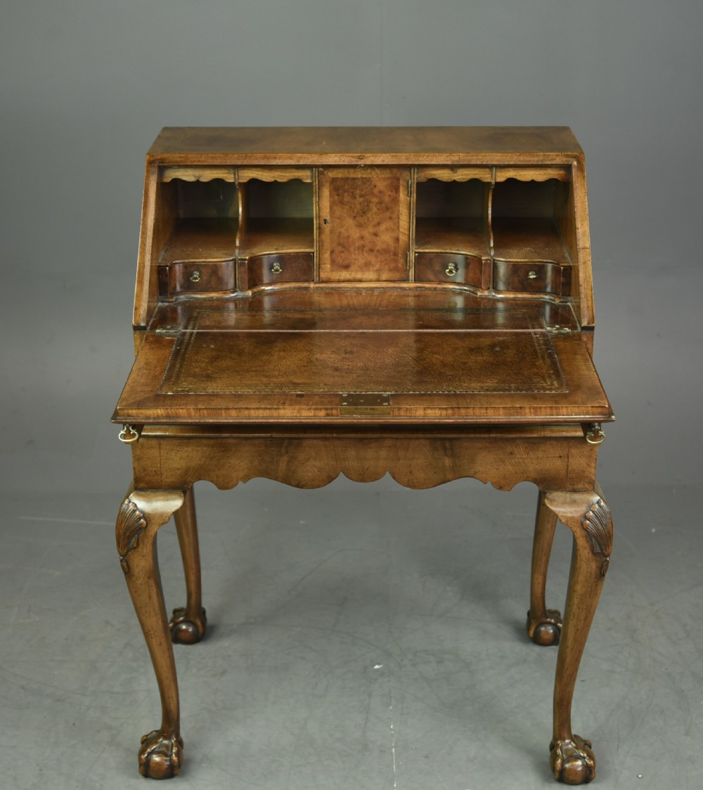 Queen Anne style  walnut bureau  View IV