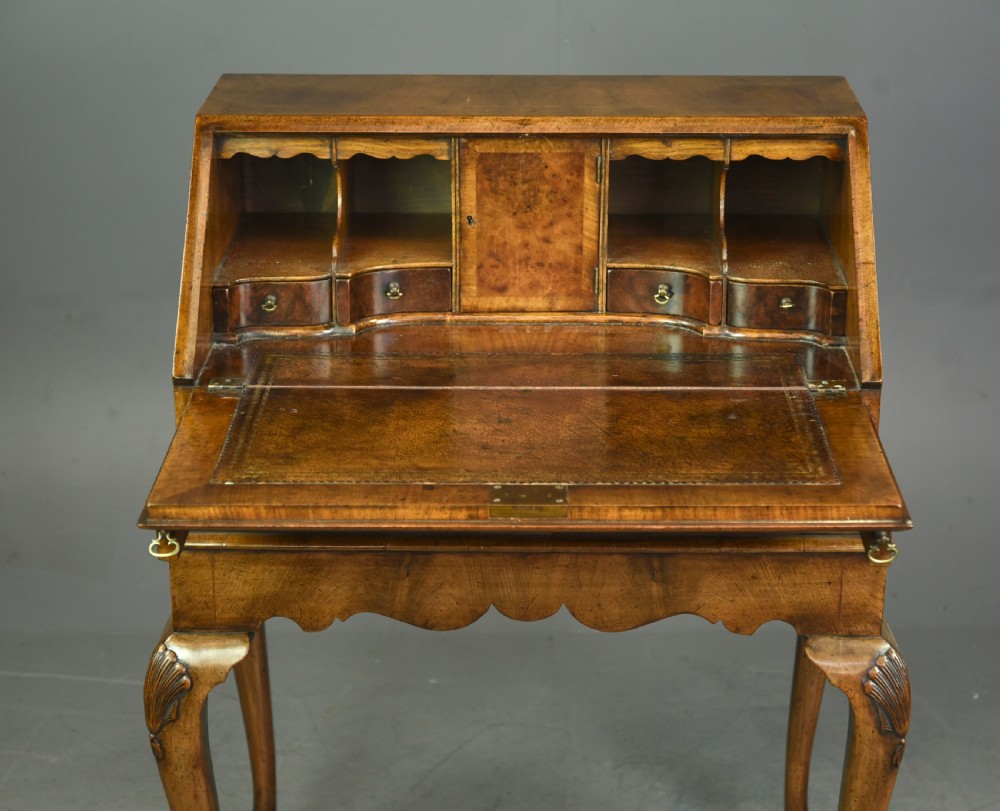 Queen Anne style  walnut bureau  View V
