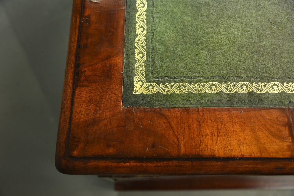 Antique Victorian mahogany partners desk  View VIII