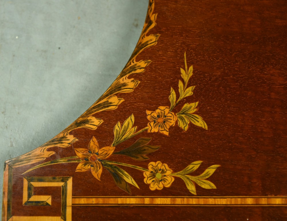 Edwardian inlaid display cabinet  View VI